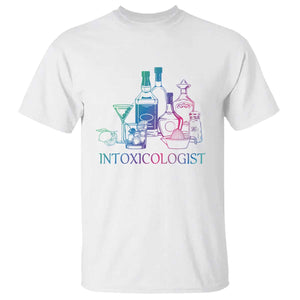 Funny Bartender Intoxicologist T Shirt TS09 White Print Your Wear