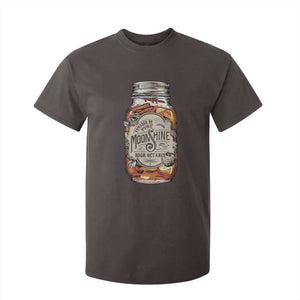 Drinking Powered By Pure Moonshine T Shirt For Kid TS09 Dark Chocolate Print Your Wear