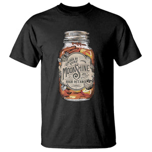 Drinking Powered By Pure Moonshine T Shirt TS09 Black Print Your Wear