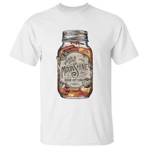Drinking Powered By Pure Moonshine T Shirt TS09 White Print Your Wear