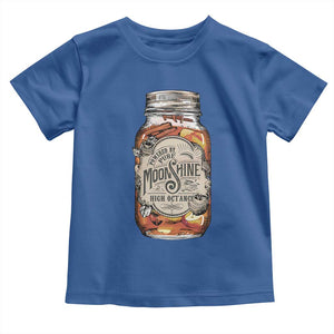 Drinking Powered By Pure Moonshine Toddler T Shirt TS09 Royal Blue Print Your Wear