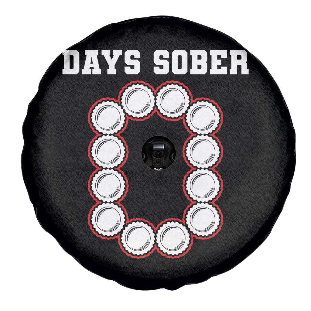 Funny Drinking Spare Tire Cover 0 Days Sober TS09 Print Your Wear