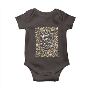 Funny Drinking Baby Onesie Beer Me It's My Birthday TS09 Dark Chocolate Print Your Wear
