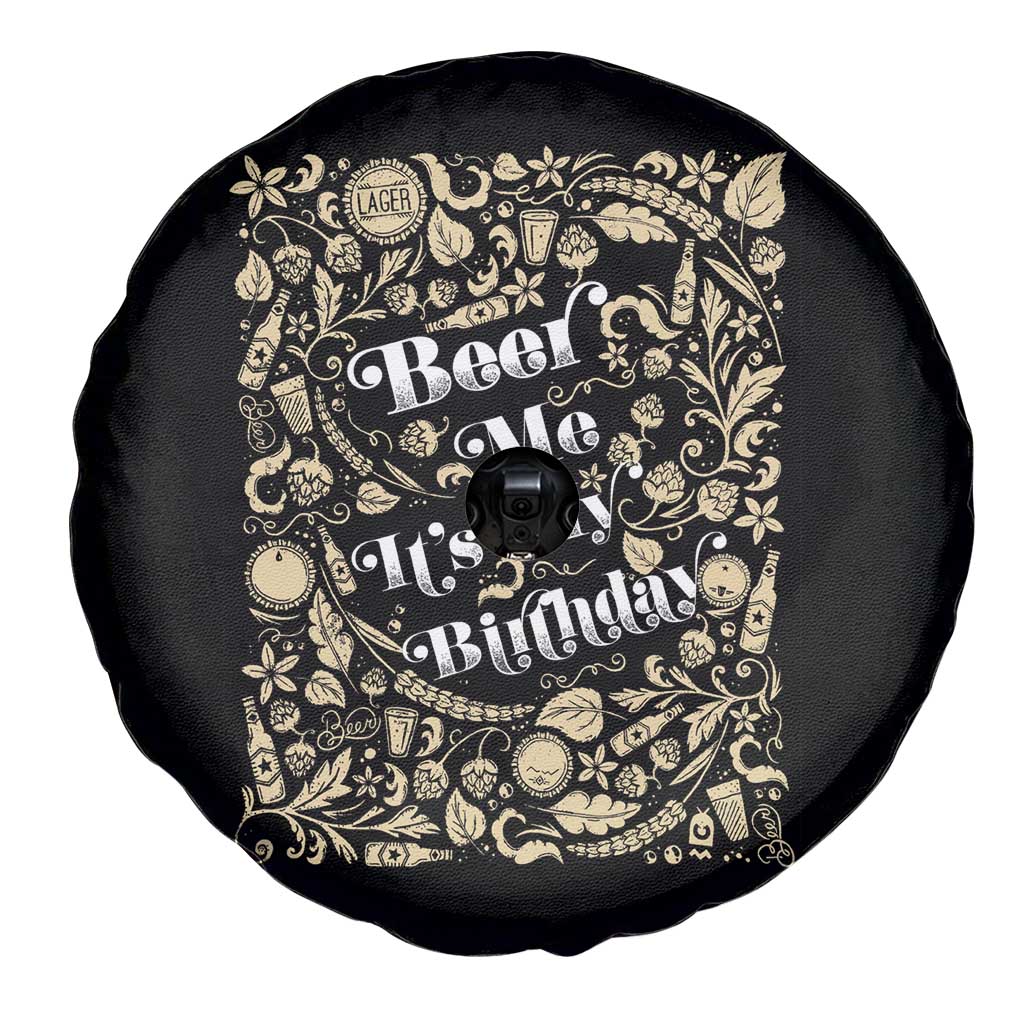 Funny Drinking Spare Tire Cover Beer Me It's My Birthday TS09 Print Your Wear