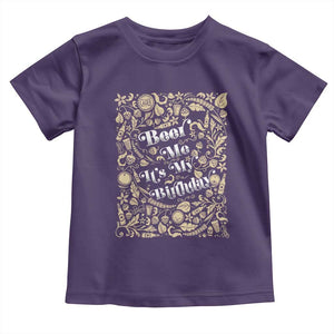 Funny Drinking Toddler T Shirt Beer Me It's My Birthday TS09 Purple Print Your Wear
