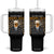 Funny 40th Birthday Drinking Tumbler With Handle I'm This Many Beers Old TS09 One Size: 40 oz Black Print Your Wear