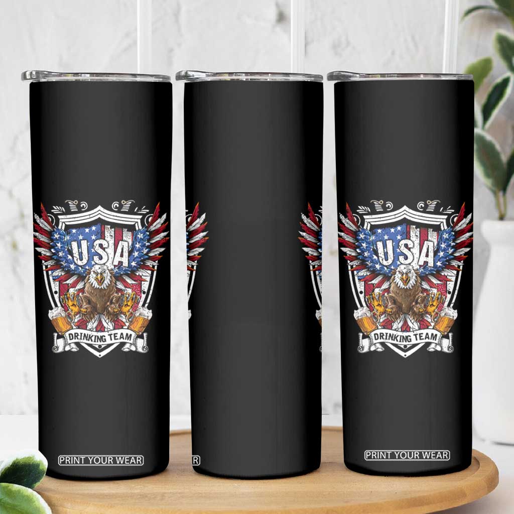 USA Drinking Team Skinny Tumbler TS09 Print Your Wear