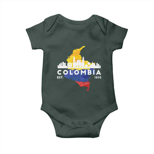 Colombian Pride Baby Onesie Colombia Est. 1810 TS09 Print Your Wear