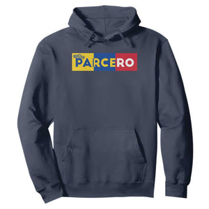 Funny Colombian Hoodie Parcero Colombia Slang Good Friend Buddy TS09 Navy Print Your Wear