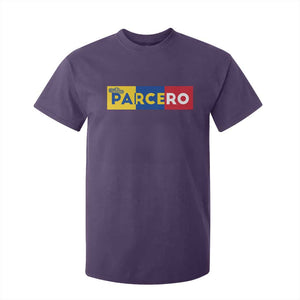 Funny Colombian T Shirt For Kid Parcero Colombia Slang Good Friend Buddy TS09 Purple Print Your Wear