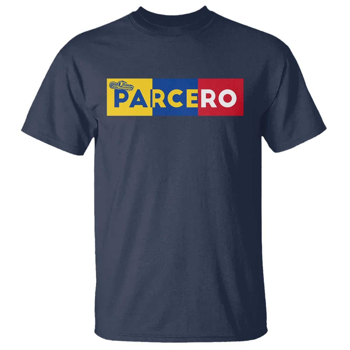 Funny Colombian T Shirt Parcero Colombia Slang Good Friend Buddy TS09 Navy Print Your Wear