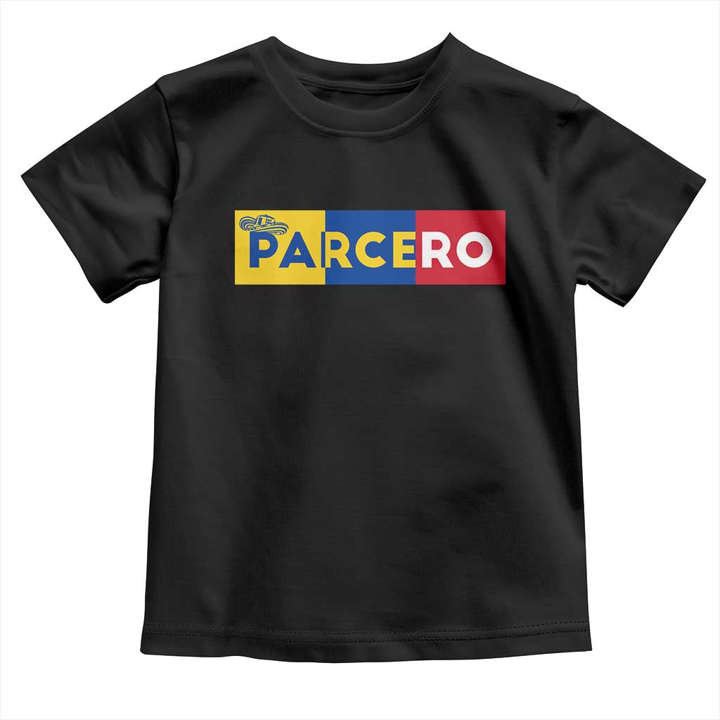 Funny Colombian Toddler T Shirt Parcero Colombia Slang Good Friend Buddy TS09 Black Print Your Wear