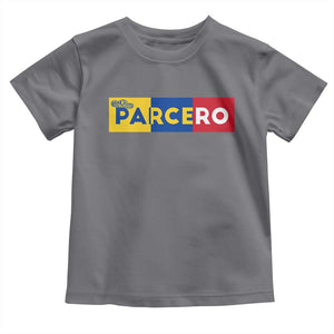 Funny Colombian Toddler T Shirt Parcero Colombia Slang Good Friend Buddy TS09 Charcoal Print Your Wear