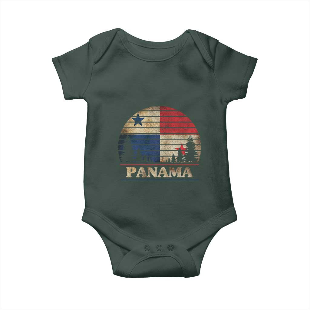 Panama Flag Pride Baby Onesie TS09 Print Your Wear