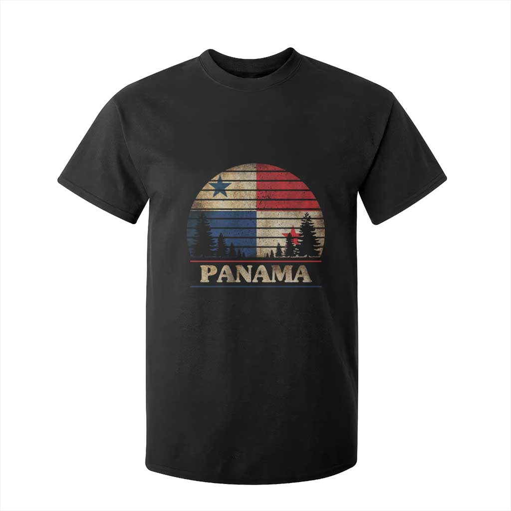 Panama Flag Pride T Shirt For Kid TS09 Black Print Your Wear