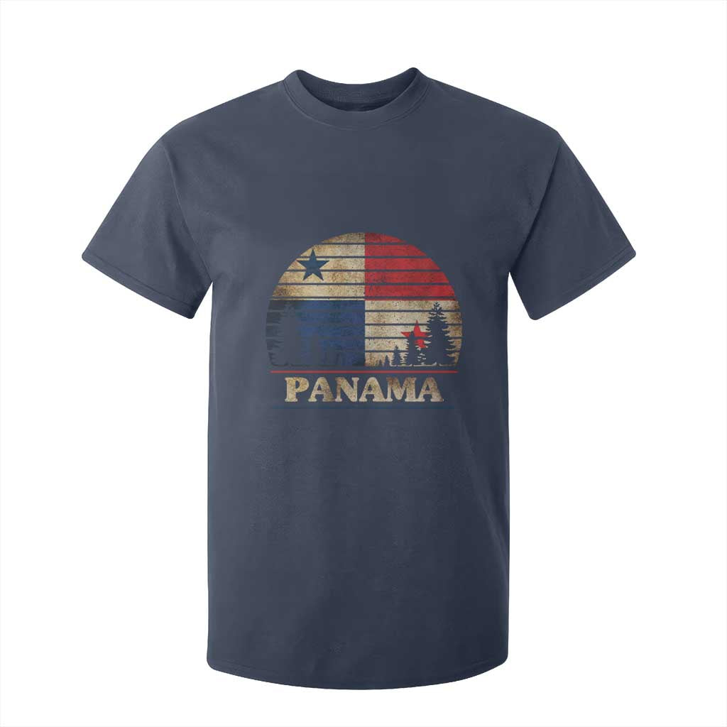 Panama Flag Pride T Shirt For Kid TS09 Navy Print Your Wear