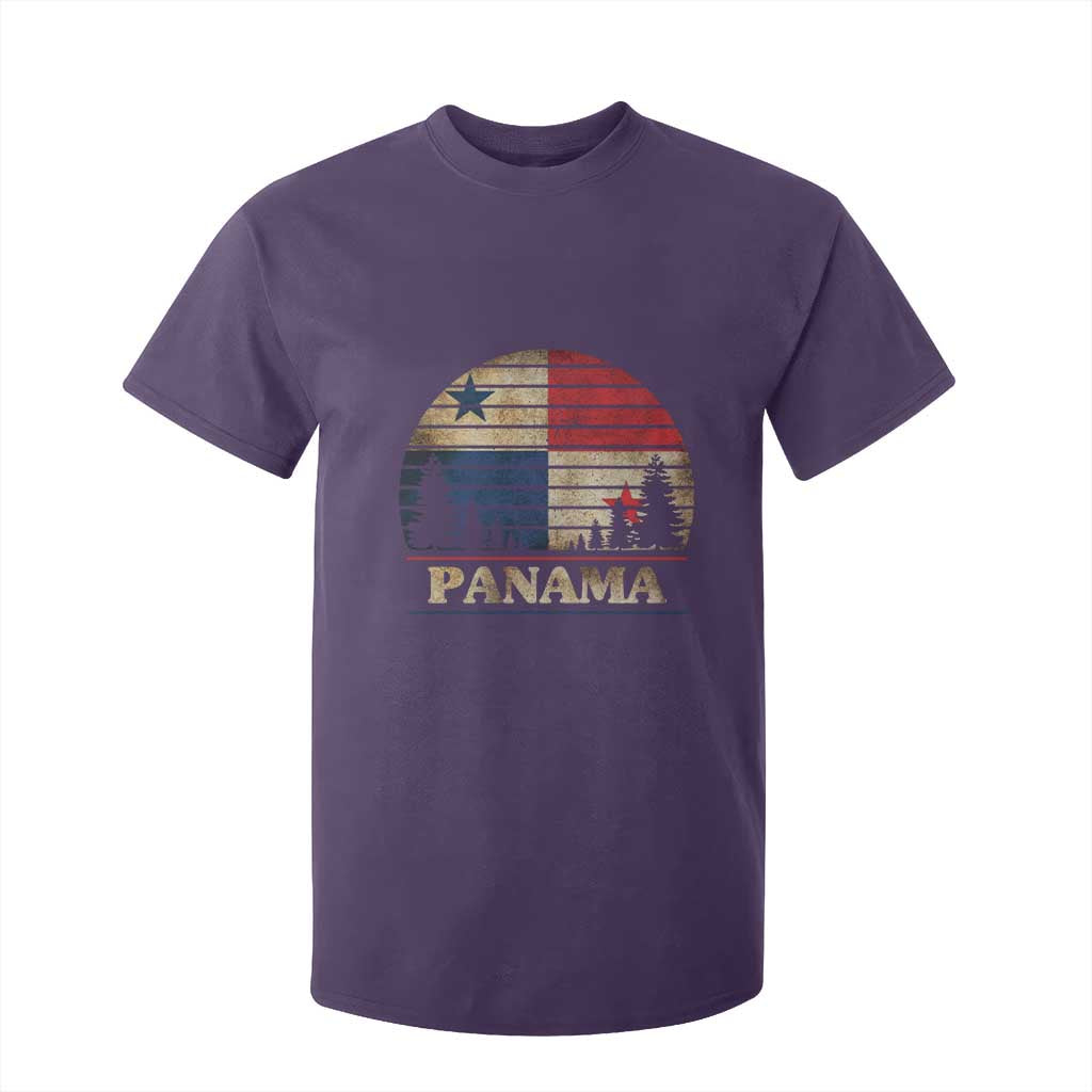 Panama Flag Pride T Shirt For Kid TS09 Purple Print Your Wear