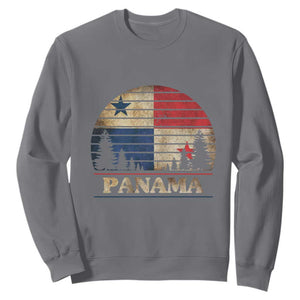 Panama Flag Pride Sweatshirt TS09 Charcoal Print Your Wear