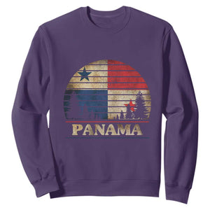 Panama Flag Pride Sweatshirt TS09 Purple Print Your Wear