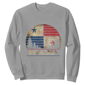 Panama Flag Pride Sweatshirt TS09 Sport Gray Print Your Wear