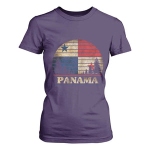 Panama Flag Pride T Shirt For Women TS09 Purple Print Your Wear