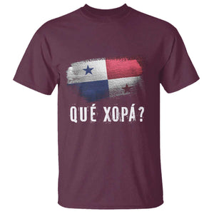 Funny Panama T Shirt Que Xopa What's Up Panamanian TS09 Maroon Print Your Wear