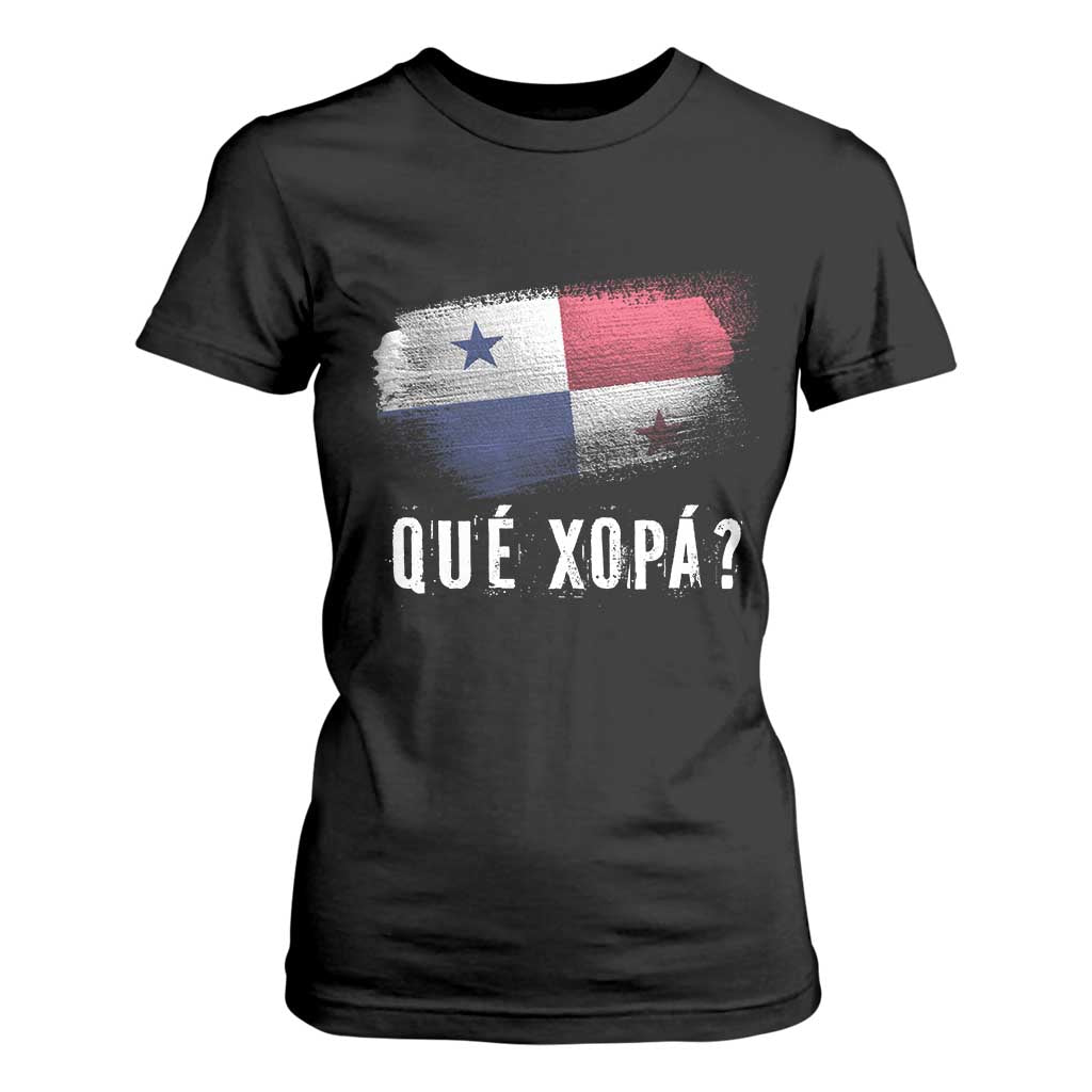 Funny Panama T Shirt For Women Que Xopa What's Up Panamanian TS09 Black Print Your Wear