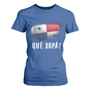 Funny Panama T Shirt For Women Que Xopa What's Up Panamanian TS09 Royal Blue Print Your Wear