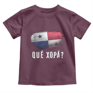 Funny Panama Toddler T Shirt Que Xopa What's Up Panamanian TS09 Maroon Print Your Wear