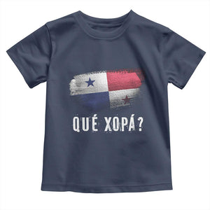Funny Panama Toddler T Shirt Que Xopa What's Up Panamanian TS09 Navy Print Your Wear