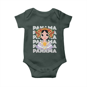 Panamanian Cultural Women Baby Onesie TS09 Print Your Wear