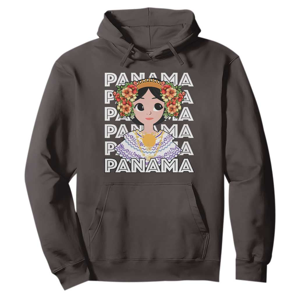 Panamanian Cultural Women Hoodie TS09 Dark Chocolate Print Your Wear
