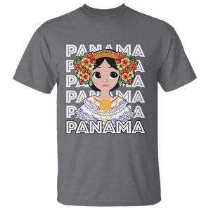 Panamanian Cultural Women T Shirt TS09 Charcoal Print Your Wear
