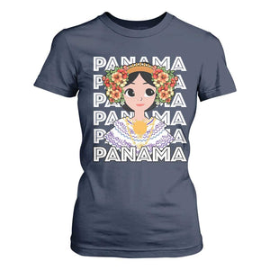 Panamanian Cultural Women T Shirt For Women TS09 Navy Print Your Wear