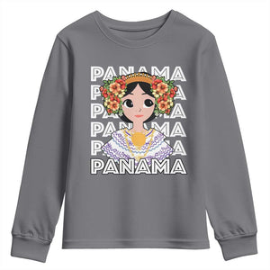 Panamanian Cultural Women Youth Sweatshirt TS09 Charcoal Print Your Wear