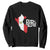 Peruvian Pride Sweatshirt Peru Est. 1821 TS09 Black Print Your Wear