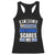 Funny My Wife Is Uruguayan Racerback Tank Top Nothing Scares Me Uruguay Flag TS09 Black Print Your Wear