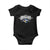 Uruguayan Uruguay Soccer Support Baby Onesie TS09 Black Print Your Wear