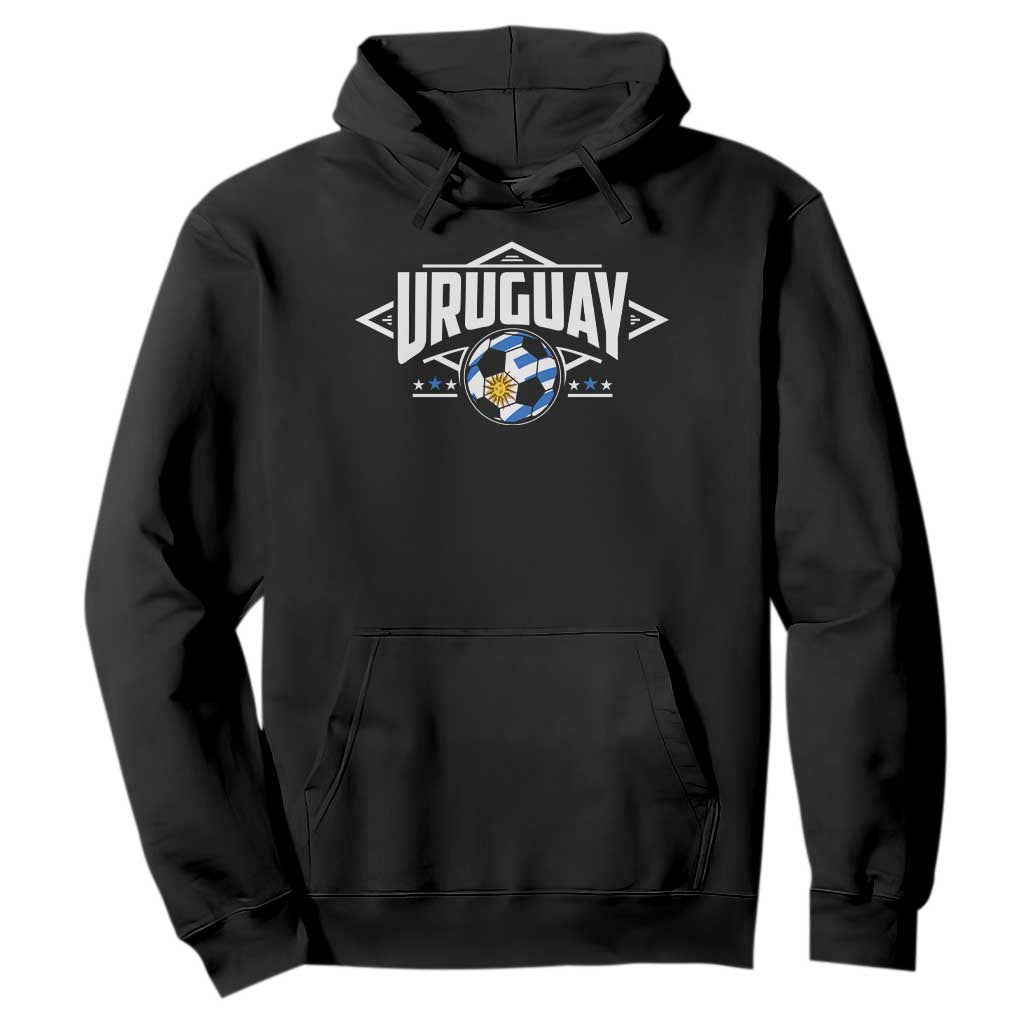 Uruguayan Uruguay Soccer Support Hoodie TS09 Black Print Your Wear