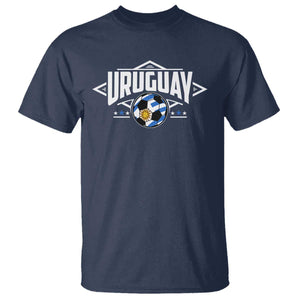 Uruguayan Uruguay Soccer Support T Shirt TS09 Navy Print Your Wear
