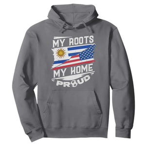 Uruguayan American Hoodie My Roots My Home Proud TS09 Charcoal Print Your Wear