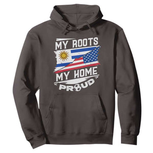 Uruguayan American Hoodie My Roots My Home Proud TS09 Dark Chocolate Print Your Wear