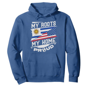 Uruguayan American Hoodie My Roots My Home Proud TS09 Royal Blue Print Your Wear