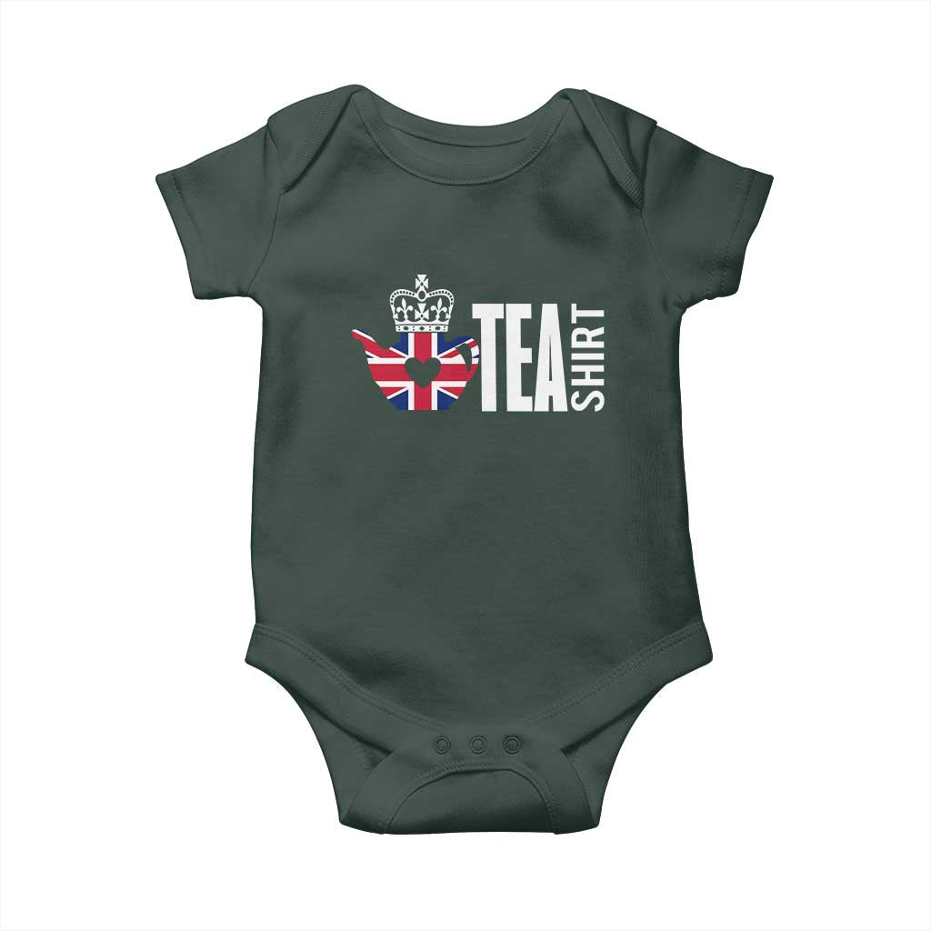 Funny English Tea UK Flag Baby Onesie TS09 Print Your Wear