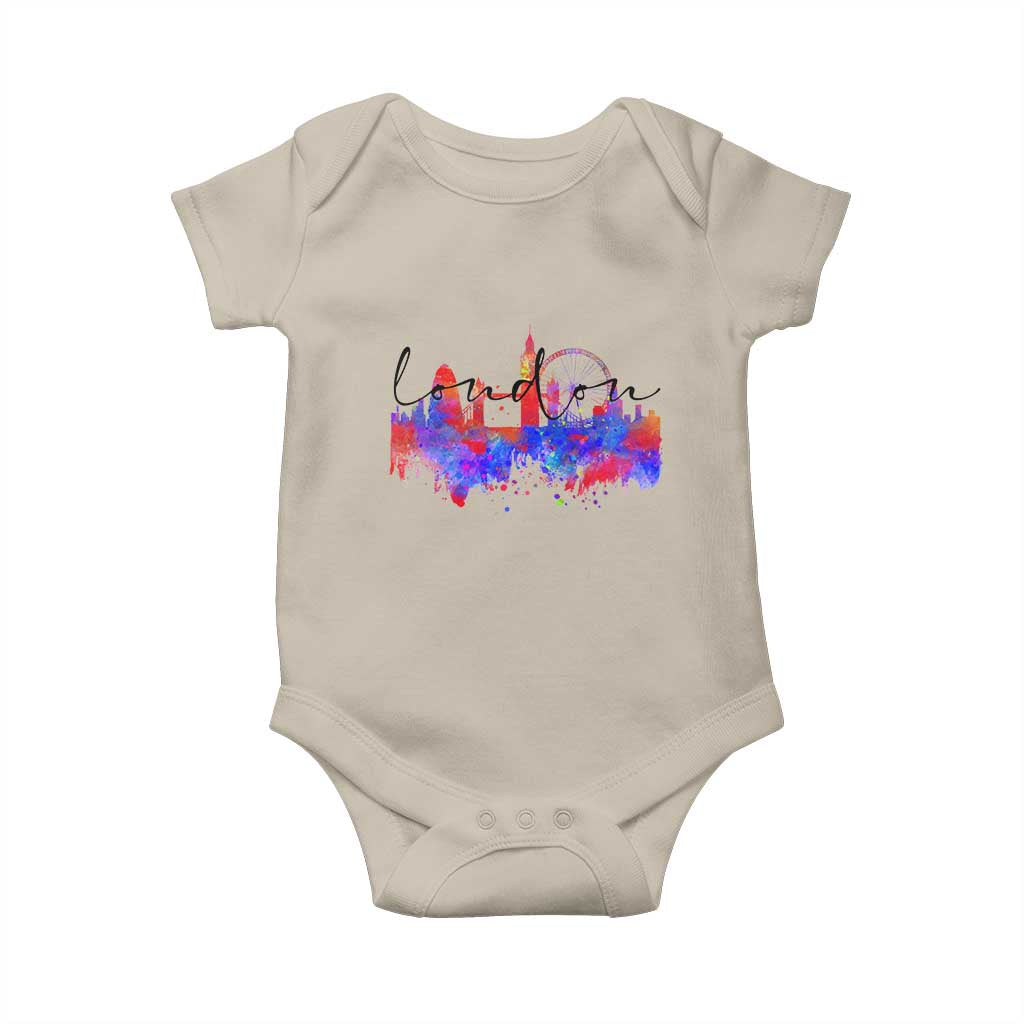 Traveling London Trip Baby Onesie TS09 Sand Print Your Wear