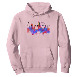 Traveling London Trip Hoodie TS09 Light Pink Print Your Wear
