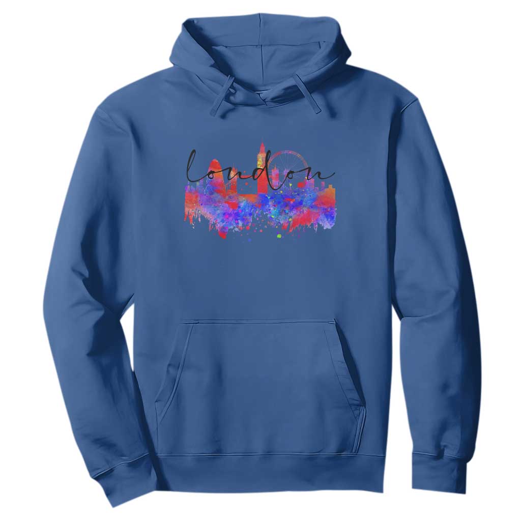 Traveling London Trip Hoodie TS09 Royal Blue Print Your Wear
