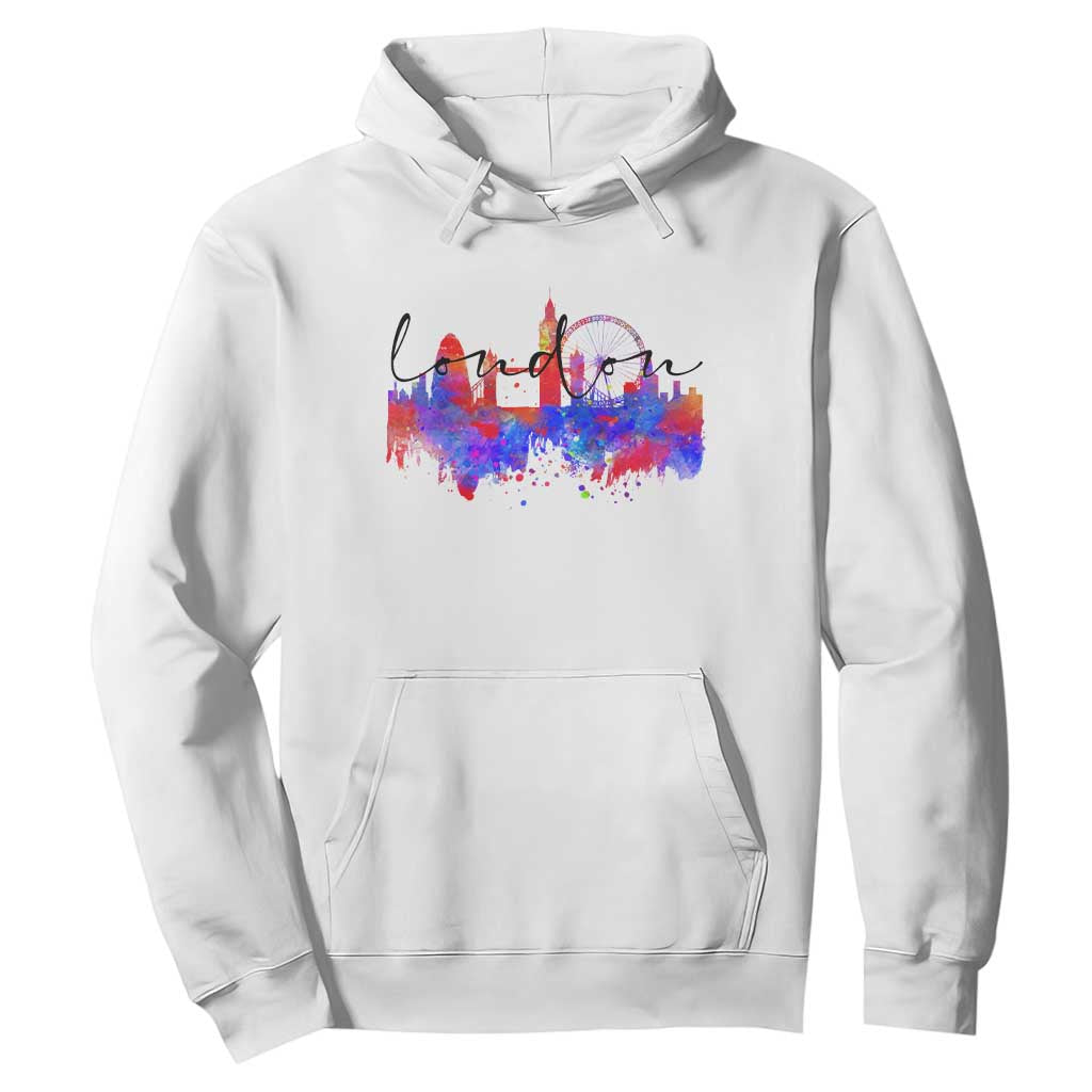 Traveling London Trip Hoodie TS09 White Print Your Wear