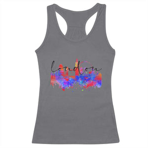 Traveling London Trip Racerback Tank Top TS09 Charcoal Print Your Wear