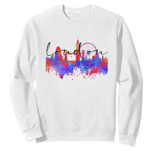 Traveling London Trip Sweatshirt TS09 White Print Your Wear